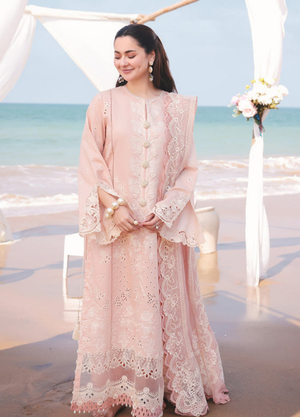 IMROZIA LAWN LUXURY EMBROIDERED 3 PC