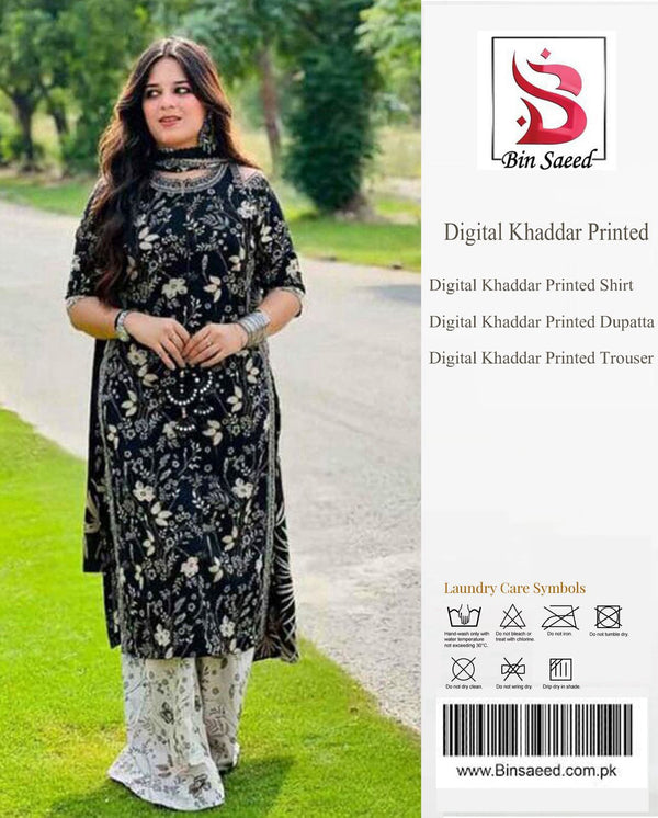 Bin Saeed Digital Khaddar Collection