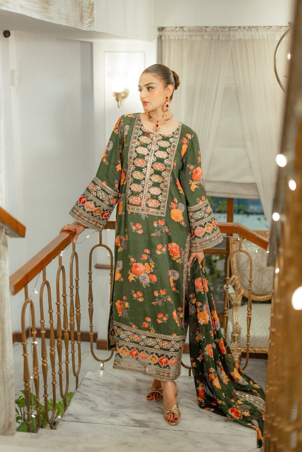 Aneela’s Green Luxury Ensemble