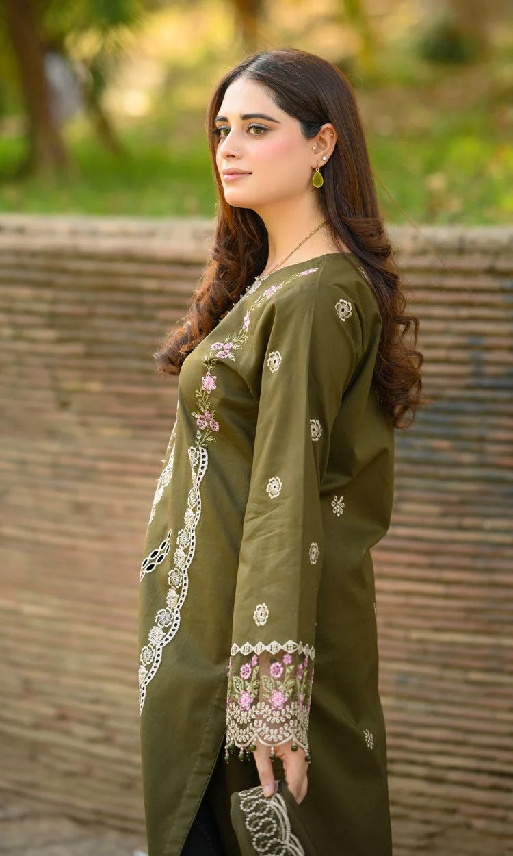 3-Piece Heavy Embroidered Suit