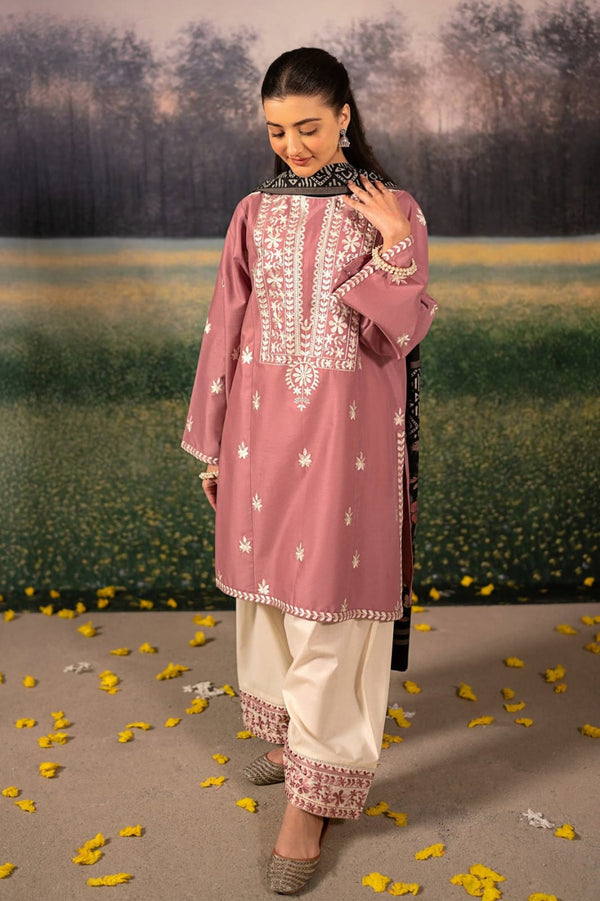 Unstitched 3-Piece Dhanak Suit
