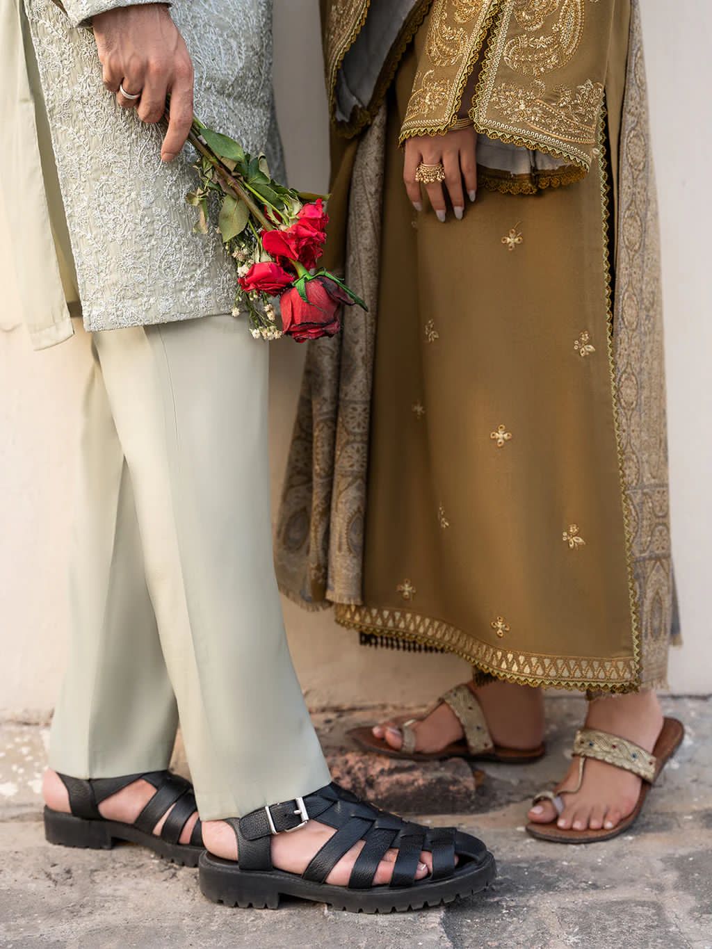 Baroque 3PC Embroidered Suit