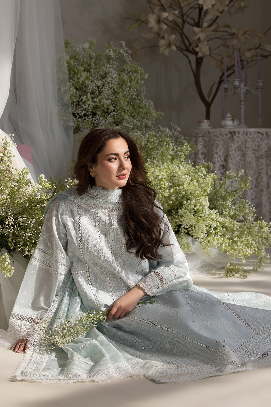 SOBIA NAZIR LAWN EMBROIDERED MOST ELEGANT 3 PC WITH EMBROIDERED DUPATTA