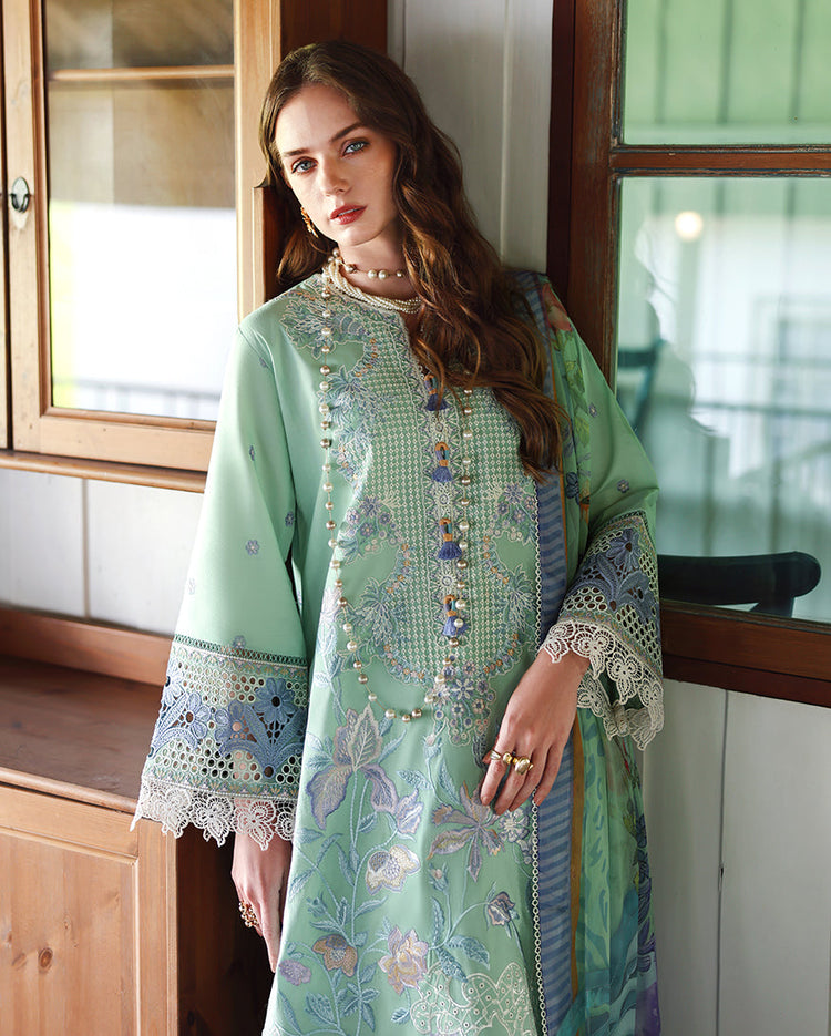 MUSHQ LUXURY LAWN EMBROIDERED 3 PC WITH SOFT DUPPATA