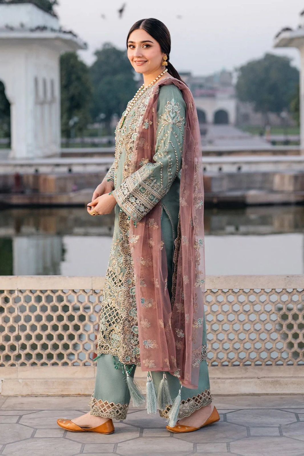 IMROZIA CHIFFON LUXURY WEDDING 3 PC