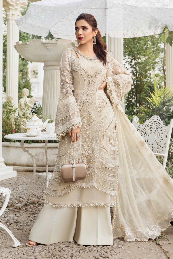 MARIA B LUXURY CHIFFON EMBROIDERED 3 PC WITH EMBROIDERED DUPPATA
