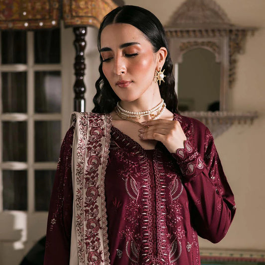 Nishat Embroidered Dhanak 3 PC