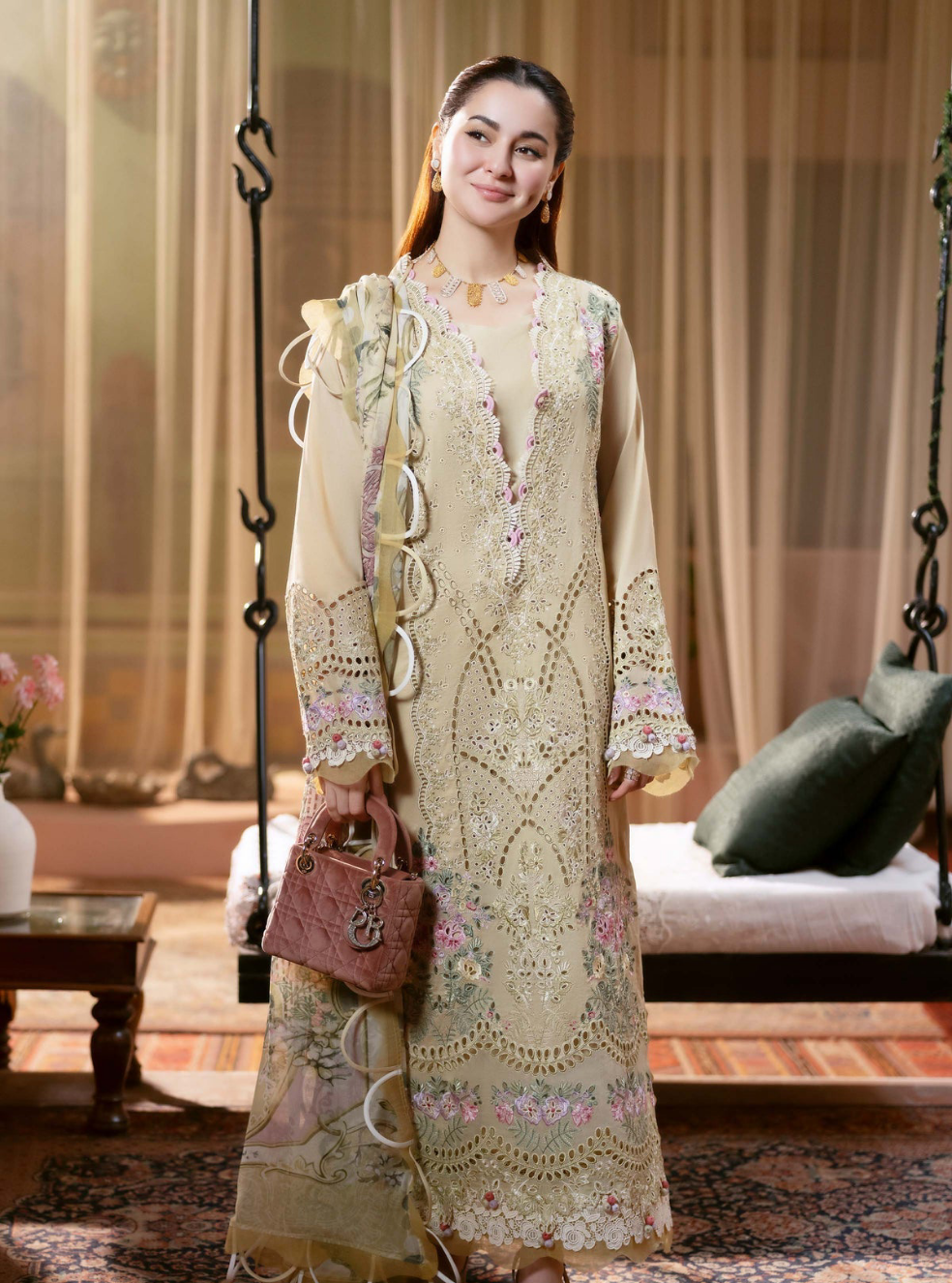 JADE LAWN LUXURY EMBROIDERED 3 PC