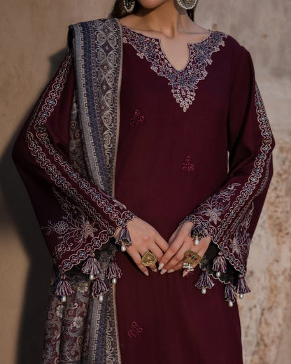 IZEL LAWN DEMANDING EMBROIDERED 3 PC