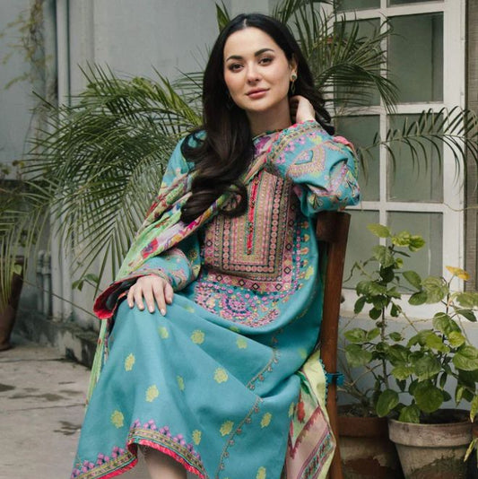 Bareeze 3PC Embroidered Suit