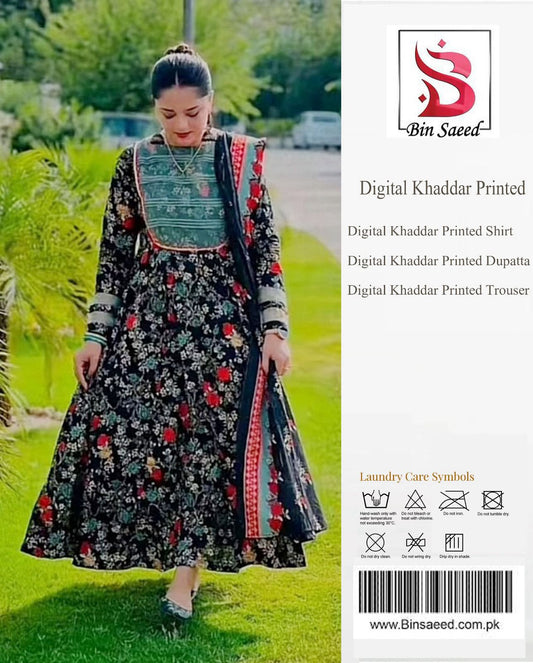 Bin Saeed Digital Khaddar Collection