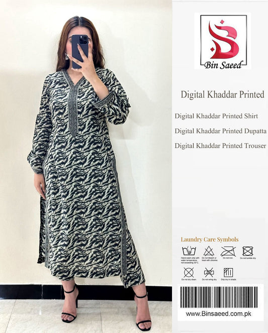 Bin Saeed Digital Khaddar Collection