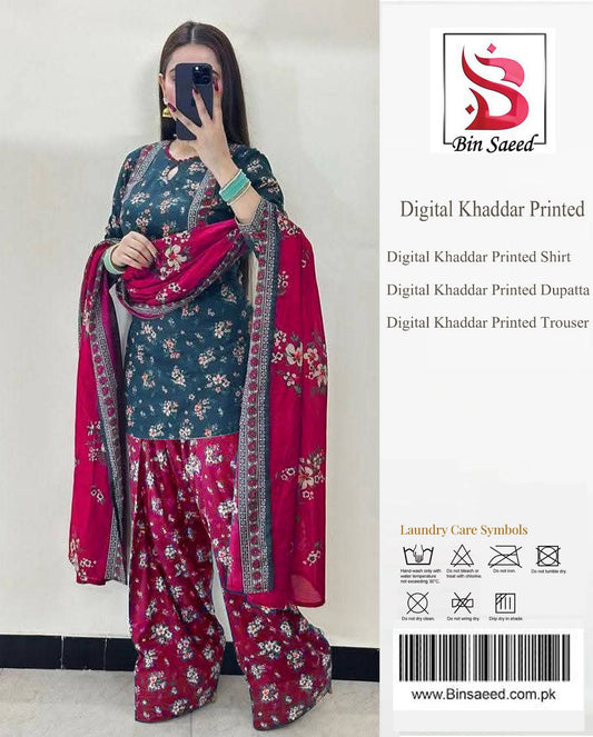 Bin Saeed Digital Khaddar Collection