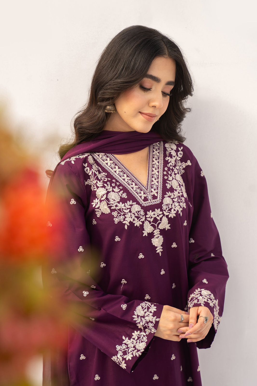 MARIA B EMBROIDERED 3 PC