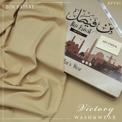 Bin Faisal 100% Pure Super Luxury Victory Wash & Wear – Premium Men’s Fabric