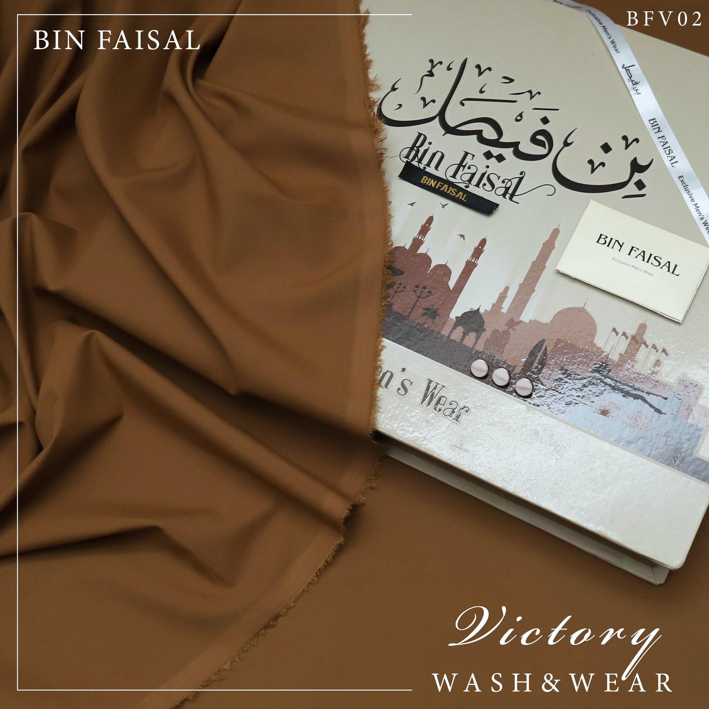 Bin Faisal 100% Pure Super Luxury Victory Wash & Wear – Premium Men’s Fabric
