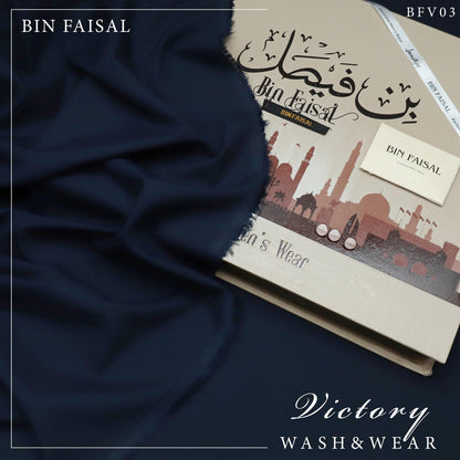 Bin Faisal 100% Pure Super Luxury Victory Wash & Wear – Premium Men’s Fabric