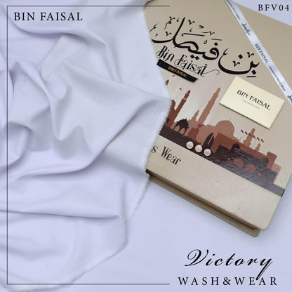 Bin Faisal 100% Pure Super Luxury Victory Wash & Wear – Premium Men’s Fabric