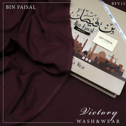 Bin Faisal 100% Pure Super Luxury Victory Wash & Wear – Premium Men’s Fabric