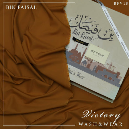 Bin Faisal 100% Pure Super Luxury Victory Wash & Wear – Premium Men’s Fabric