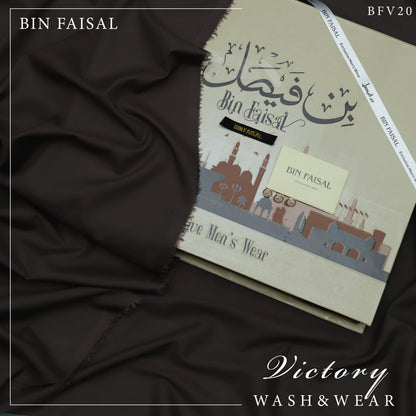 Bin Faisal 100% Pure Super Luxury Victory Wash & Wear – Premium Men’s Fabric
