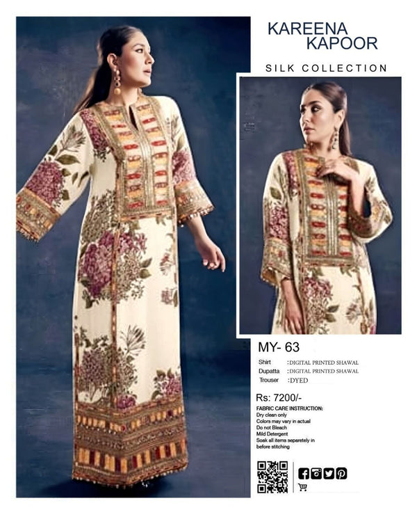 Kareena Kapoor 3-Piece Luxury Silk Collection