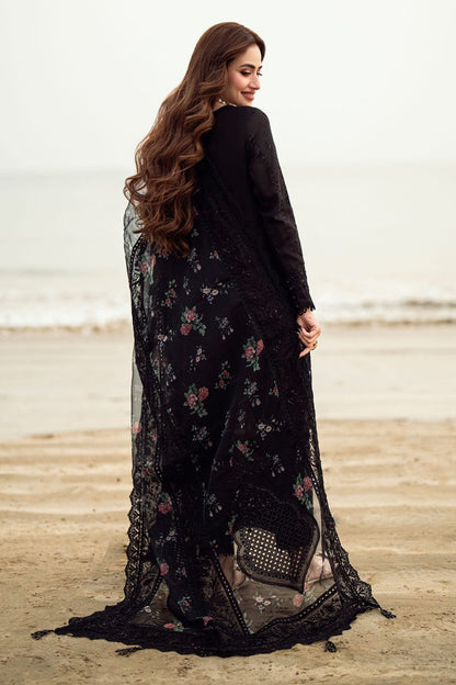 NUREH LAWN EMBROIDERED 3 PC WITH EMBROIDERED DUPATTA