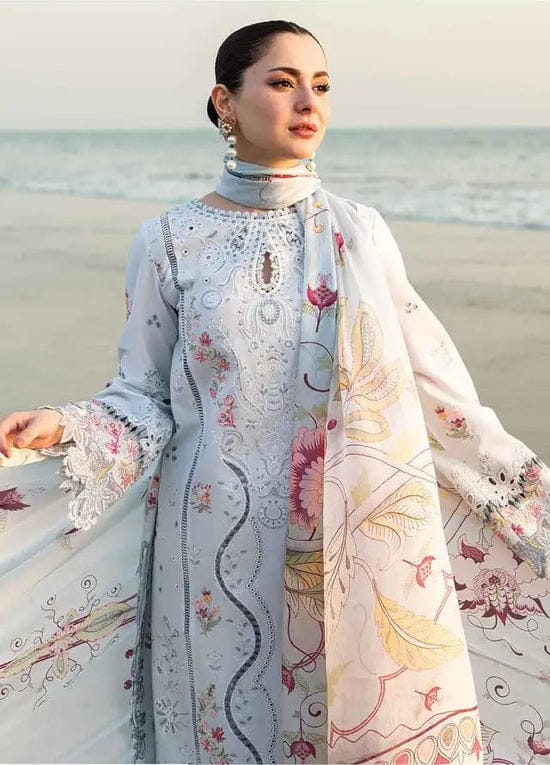 Jade Embroidered 3-Piece Unstitched Lawn Suit – Luxury Edition