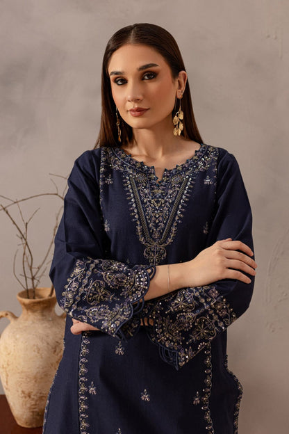 Zara Shah Jahan Sequin Embroidered 2-Piece Unstitched Lawn Suit