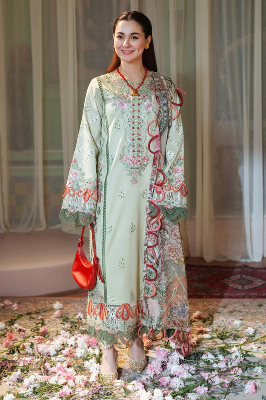 Premium Lawn (Shirt, Sleeves, Back, Trouser) | Chiffon Dupatta