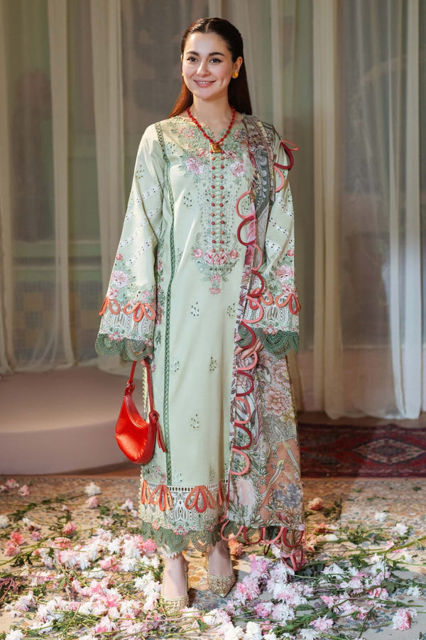 Premium Lawn (Shirt, Sleeves, Back, Trouser) | Chiffon Dupatta