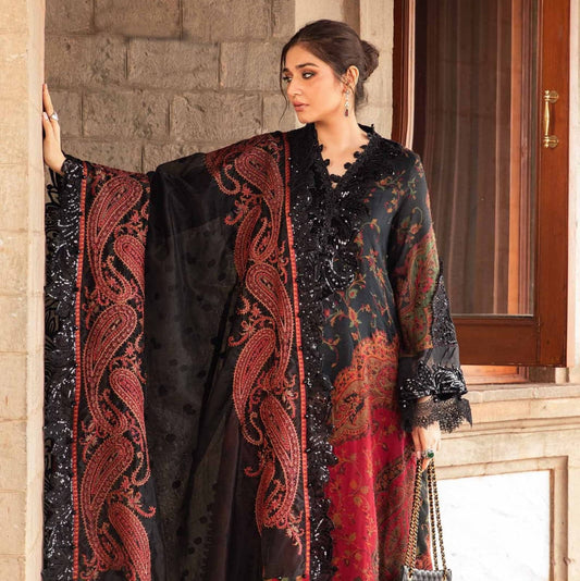MARIA B PREMIUM LAWN | Embroidered 3 PC