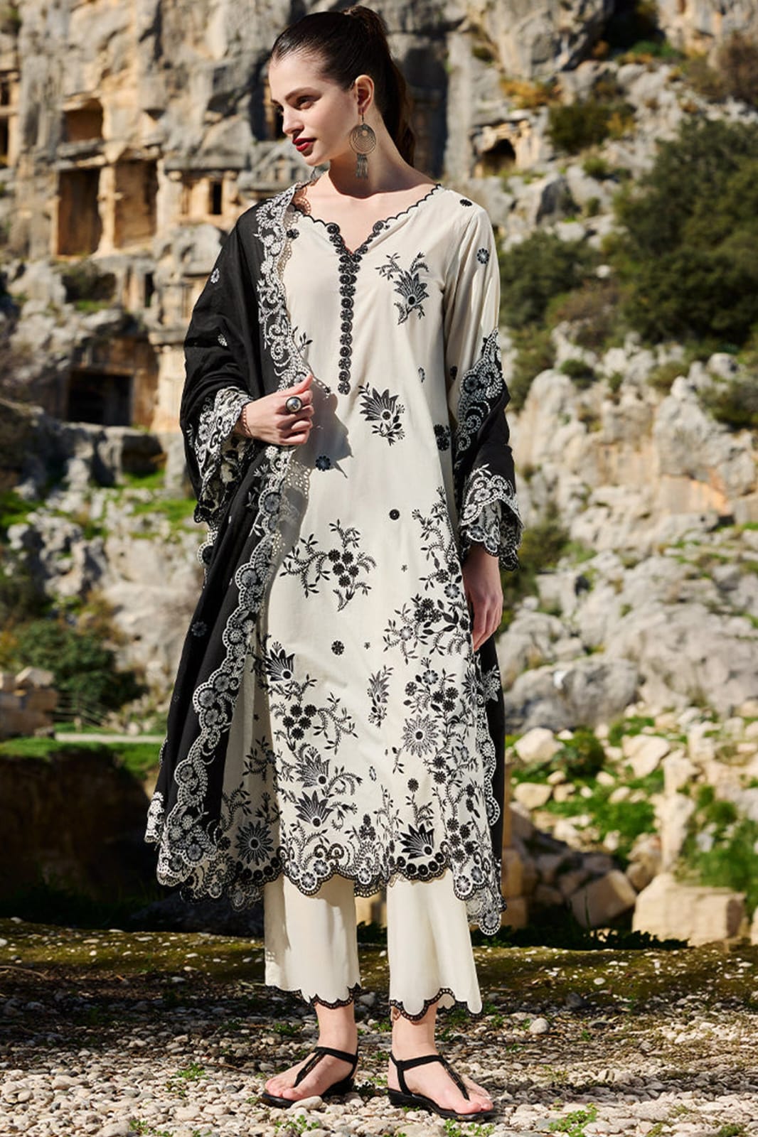 Premium Lawn (Shirt & Trouser) | Embroidered