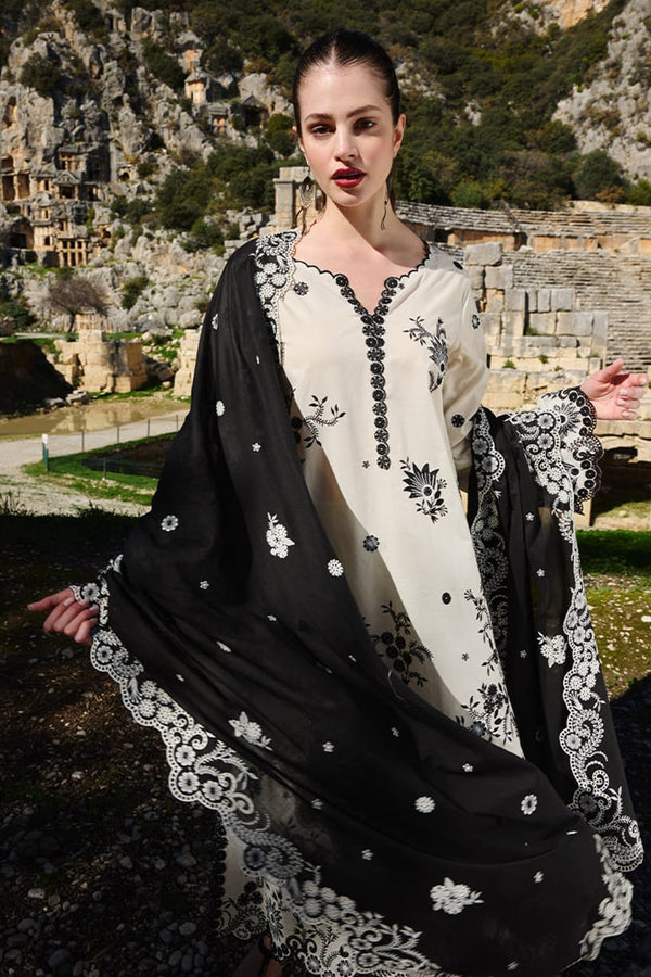 Premium Lawn (Shirt & Trouser) | Embroidered Chiffon (Dupatta)