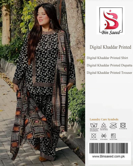 Bin Saeed Digital Khaddar Collection