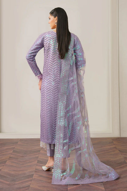 Bin Ilyas – Luxury Organza 3-Piece Heavy Suit