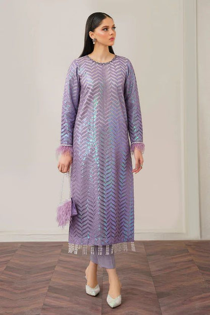 Bin Ilyas – Luxury Organza 3-Piece Heavy Suit