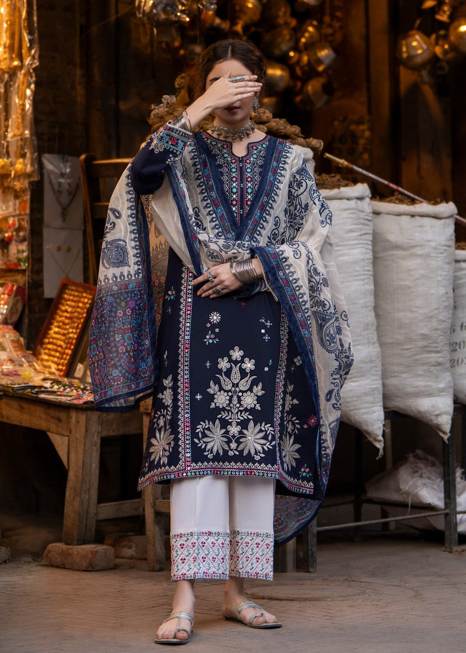 BATIK LAWN 3 PC MOST ELEGANT DESIGN