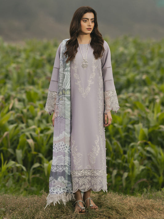 IZEL LAWN EMBROIDERED 3 PC SUIT WITH SOFT ELEGANT DUPPATA