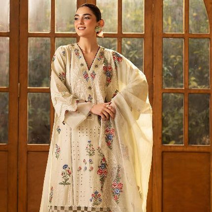 CRIMSON LAWN 3 PC WITH EMBROIDERED DUPATTA