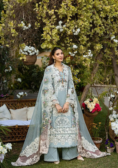 ELAF LUXURY LAWN 3 PC WITH CUTWORK READY EMBROIDERED DUAPPTA