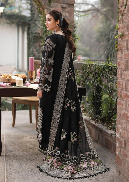 Maria B Lawn 3 PC                        With Ready to wear Dupatta