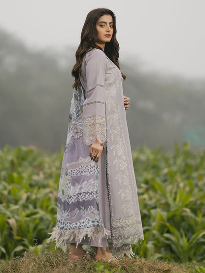 IZEL LAWN EMBROIDERED 3 PC SUIT WITH SOFT ELEGANT DUPPATA