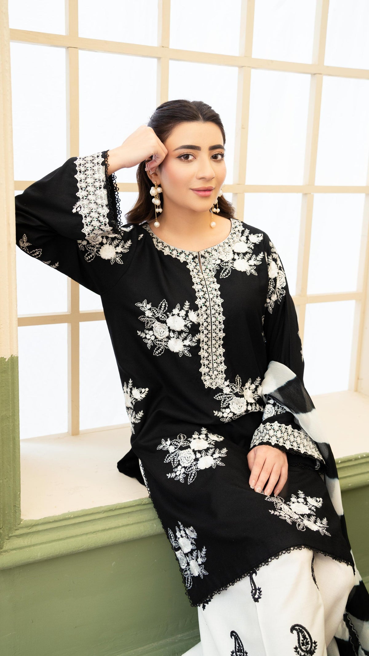 ZARA SHAH JHAN LAWN EMBROIDERED 3 PC WITH SOFT DUPATTA
