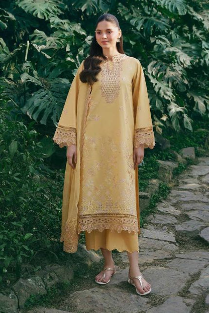 GARNET LAWN 3 PC WITH EMBROIDERED DUPATA