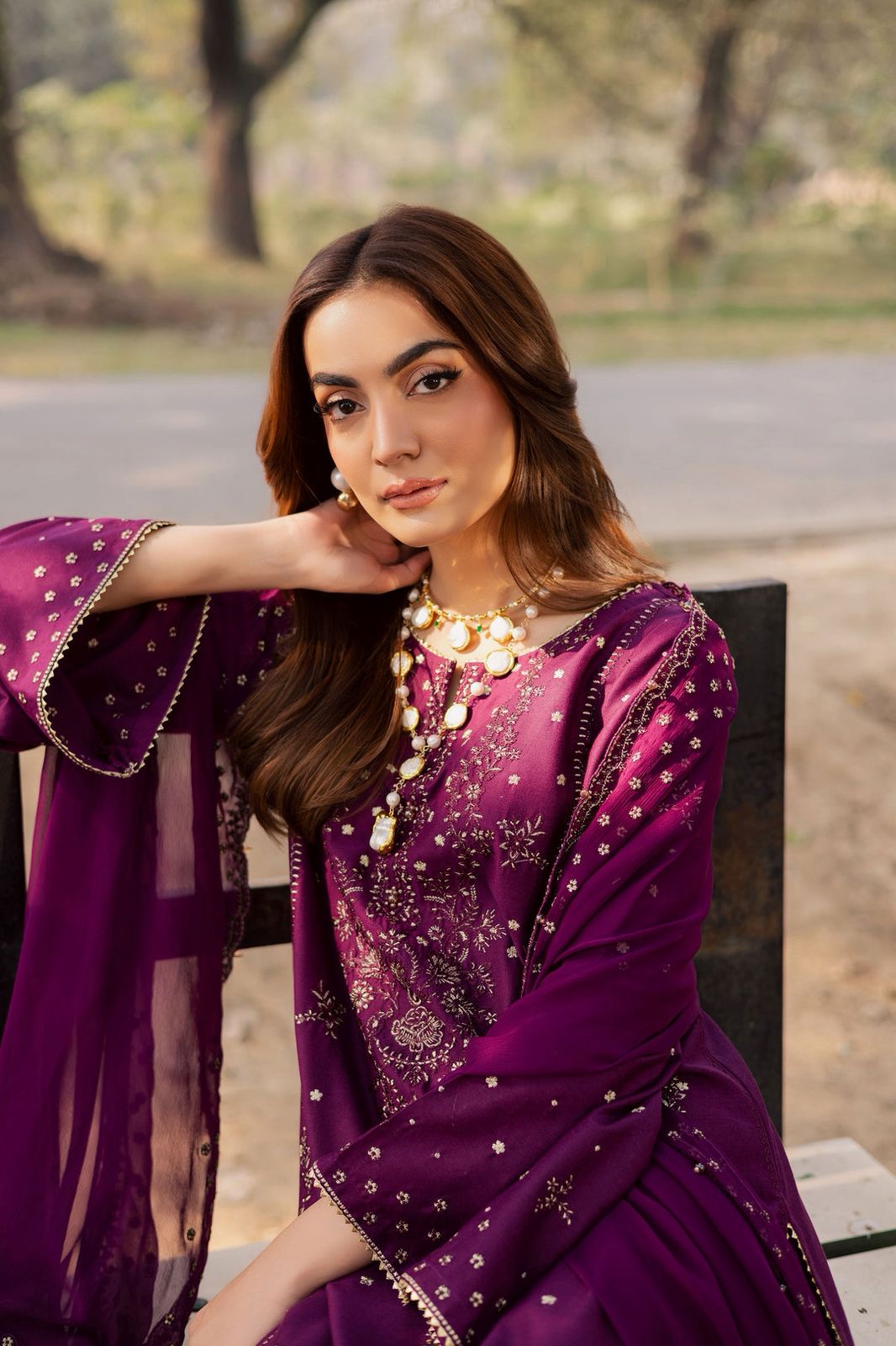 JAZMIN LAWN EMBROIDERED 3 PC WITH READY TO WEAR DUPATTA