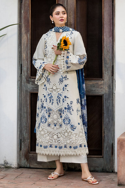 MOTIFZ LUXURY LAWN EMBROIDERED 3 PC WITH EMBROIDERED SOFT DUPPATA