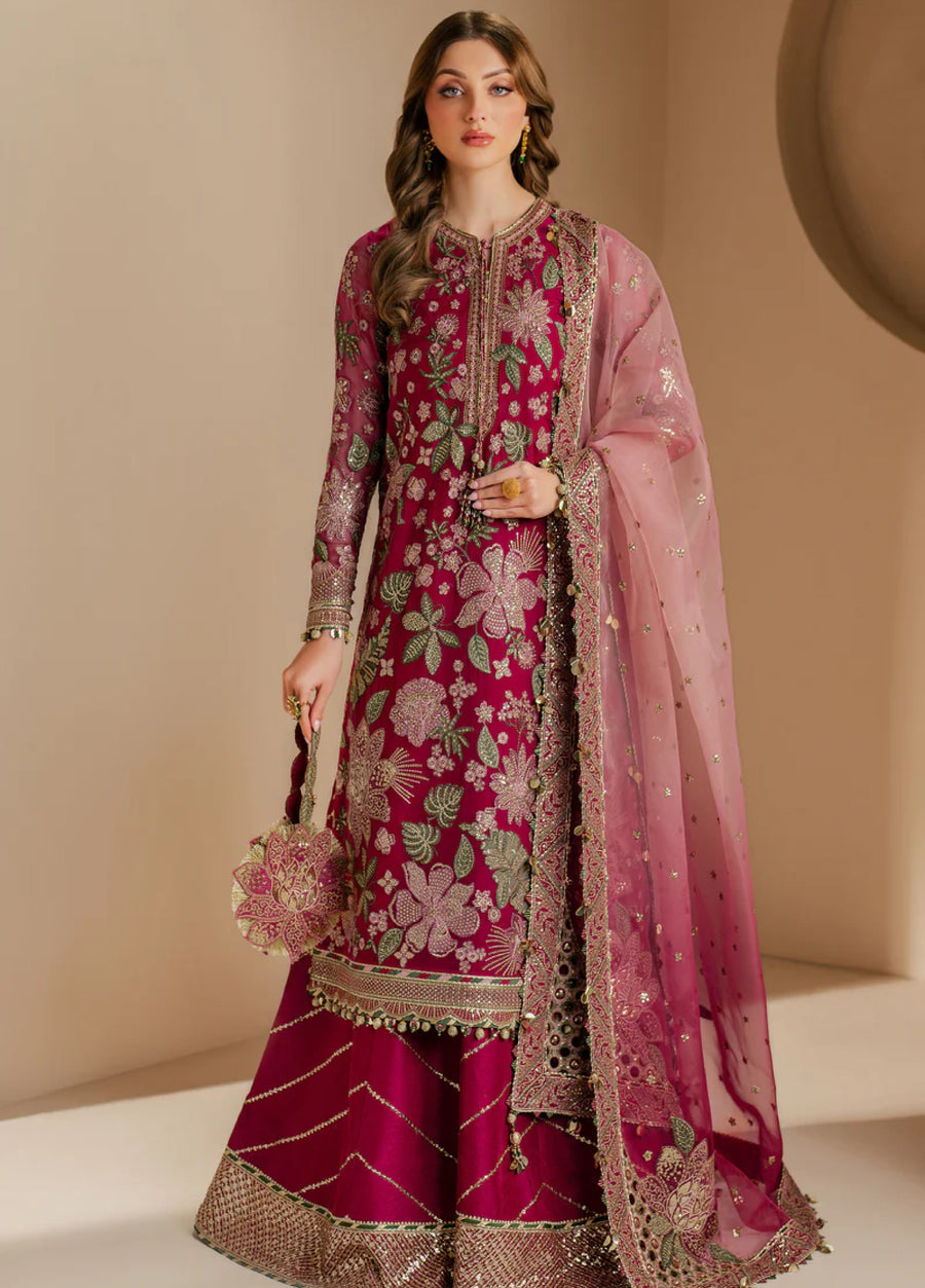 JAZMIN CHIFFON LUXURY WEDDING EMBROIDERED 3 PC WITH EMBROIDERED DUPPATA