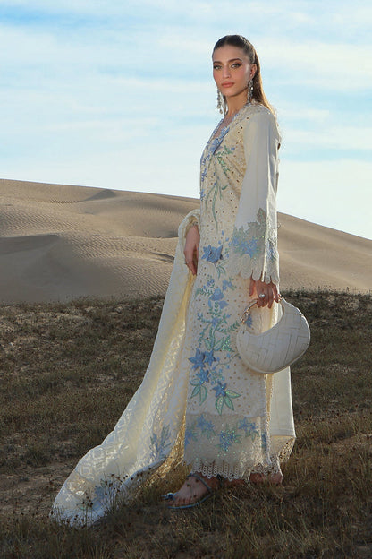 RANG RASIYA PREMIUM WINTER EMBROIDERED 3 PC SUIT WITH EMBROIDERED SHAWL