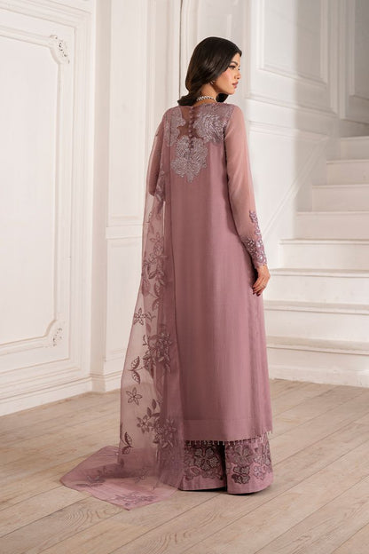 IZNIK CHIFFON EMBROIDERED 3 PC SUIT WITH EMBROIDERED DUPPATA
